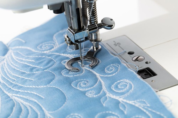 Лапка открытая для вышивки, квилтинга и стежки (металлическая), Micron — картинка 4