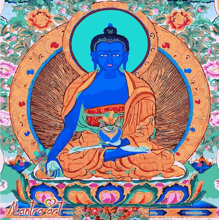 Картина по номерам «Будда медицины»