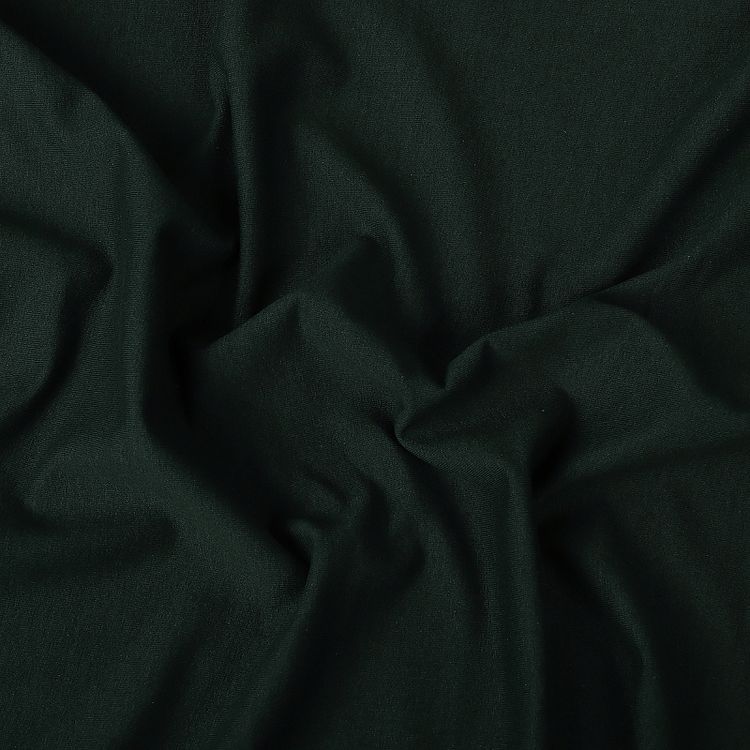 Ткань трикотаж Футер 2х нитка, петля, с лайкрой, 6 м, ширина 180 см, 230 г/м2, пенье, цвет: зеленый, TBY — картинка 2