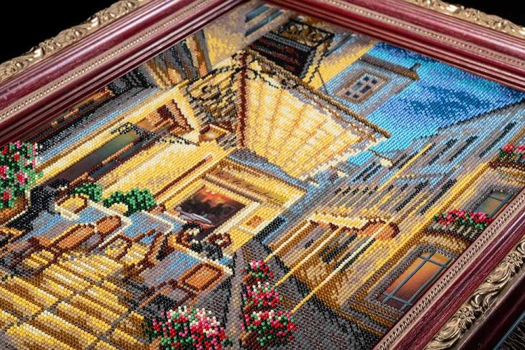 Набор вышивки бисером «Кафе Ван Гог. Арль» — картинка 3