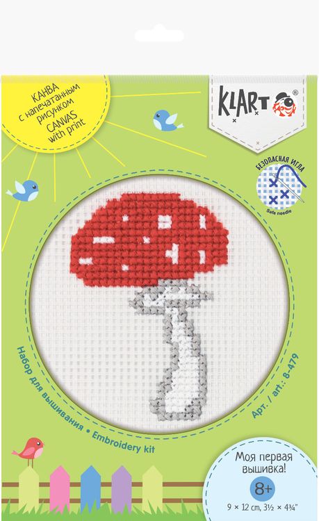 Набор для вышивания «Детские истории. Грибок» — картинка 4