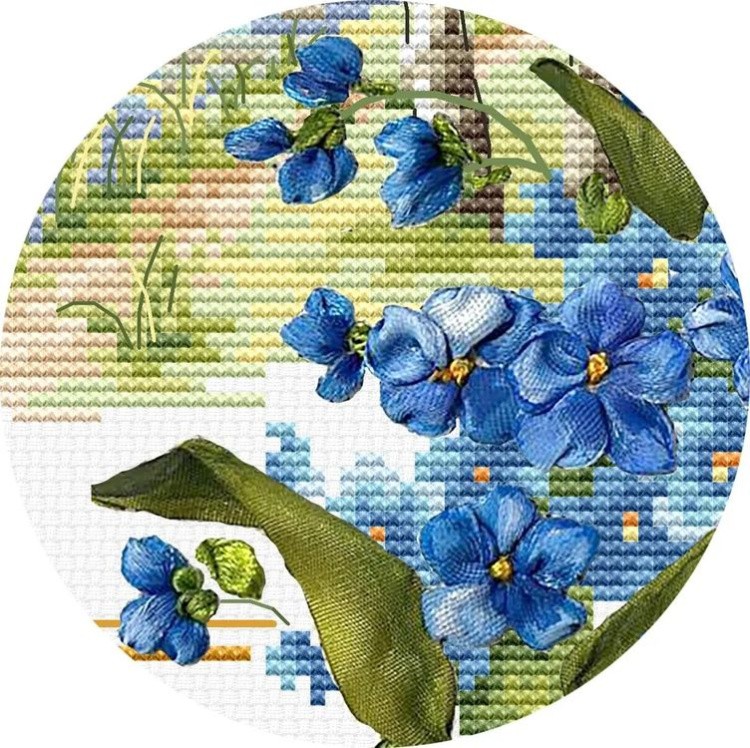 Набор для вышивания «Родные просторы. Незабудки» — картинка 5