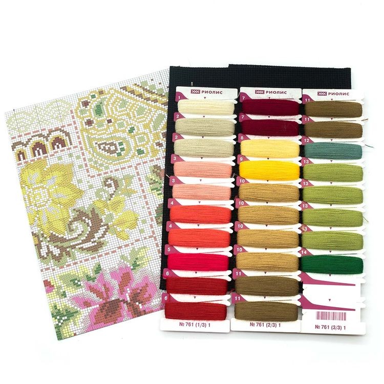 Набор для вышивания «Подушка. Цветочная композиция» — картинка 3