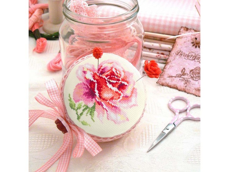 Набор для вышивания «Розовая роза» — картинка 7