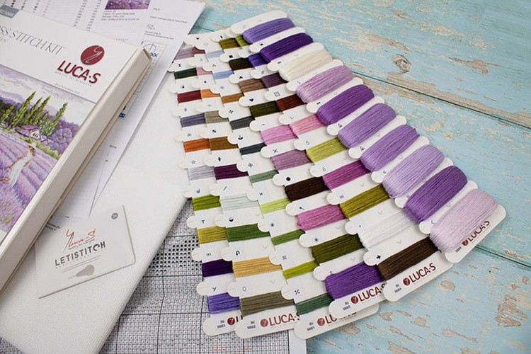 Набор для вышивания «Лавандовое поле» — картинка 6