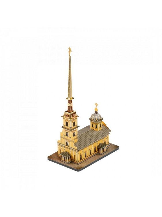 Сборная модель из картона «Петропавловский собор. Серия Петербург на ладони» — картинка 2