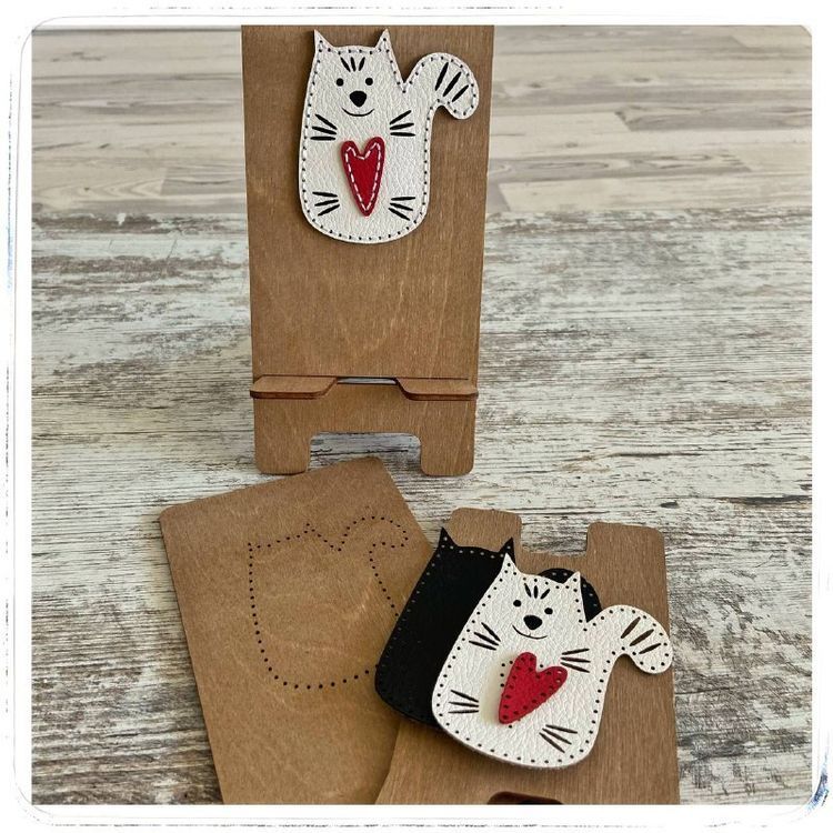 Набор для вышивания «Подставка для телефона. Кот» — картинка 7