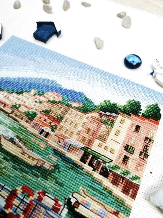 Набор для вышивания «Лодки» — картинка 5