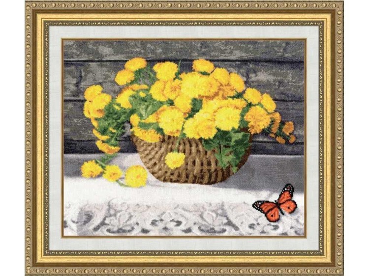 Набор для вышивания «Солнце в цветах» — картинка 2