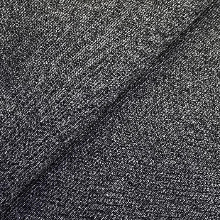 Ткань трикотаж Кашкорсе с лайкрой, 15 м, ширина 120 см, цвет: антрацит, TBY — картинка 3