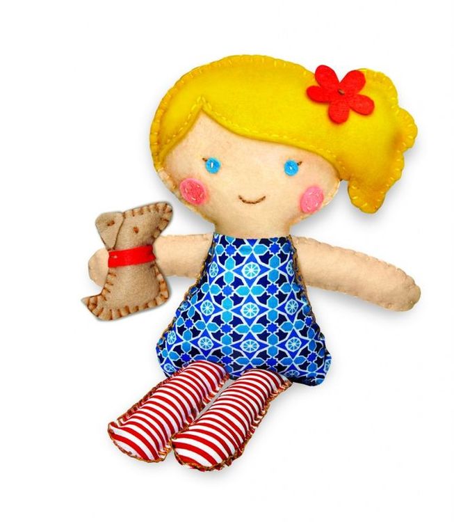 Школа шитья «Кукла и щенок», набор 4M — картинка 2