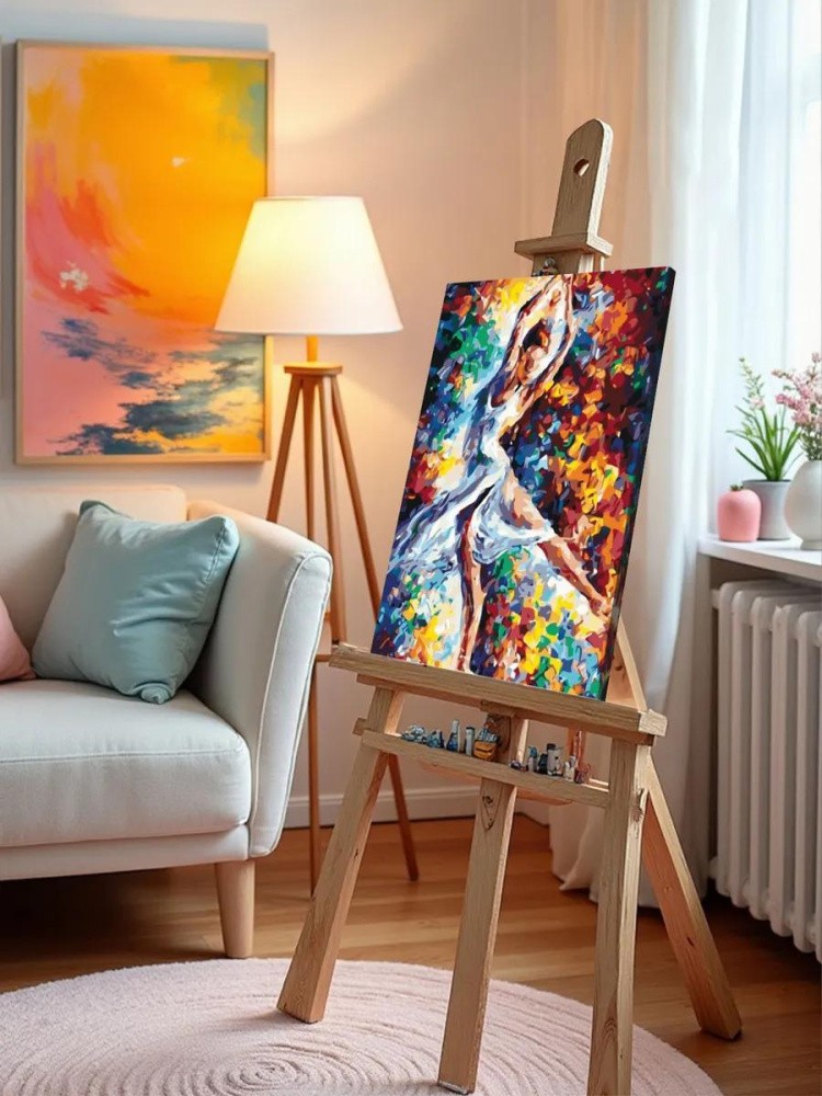 Картина по номерам «Танцующая» — картинка 9