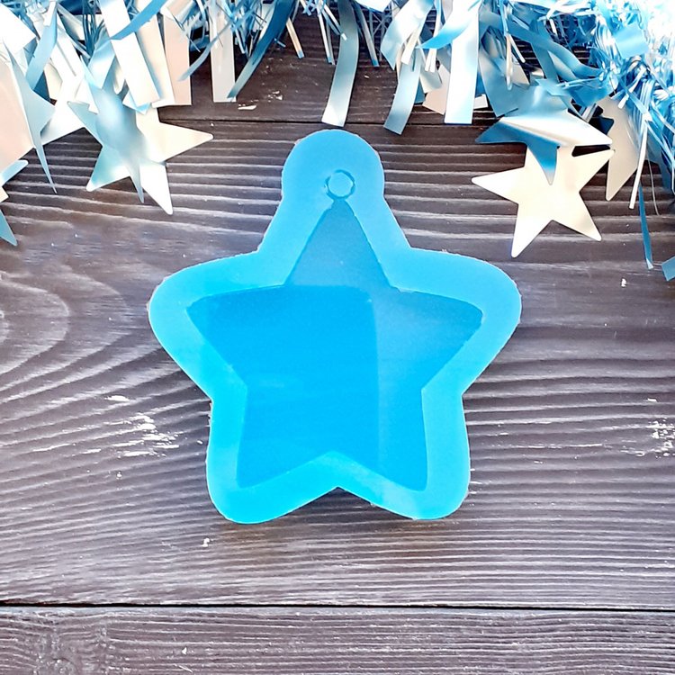Звездочка, модель №27 - Силиконовый молд MyMold — картинка 2