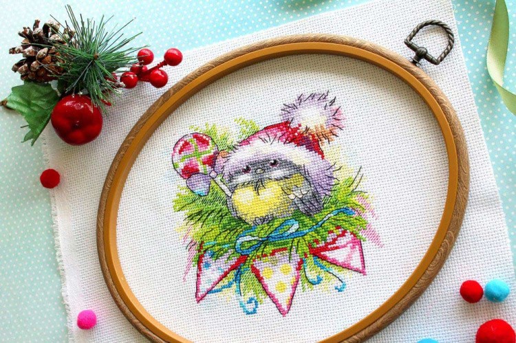 Набор для вышивания «Зимняя синичка» — картинка 4