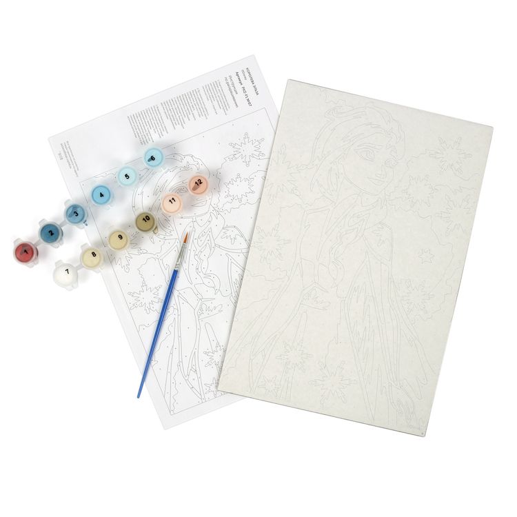 Картина по номерам «Волк и Олаф» — картинка 3