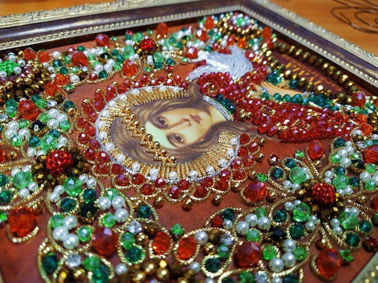 Набор вышивки хрустальными камнями «Святая Иулия» — картинка 7