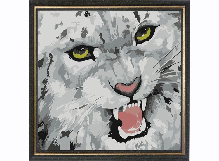 Открытка по номерам «Барс» — картинка 2