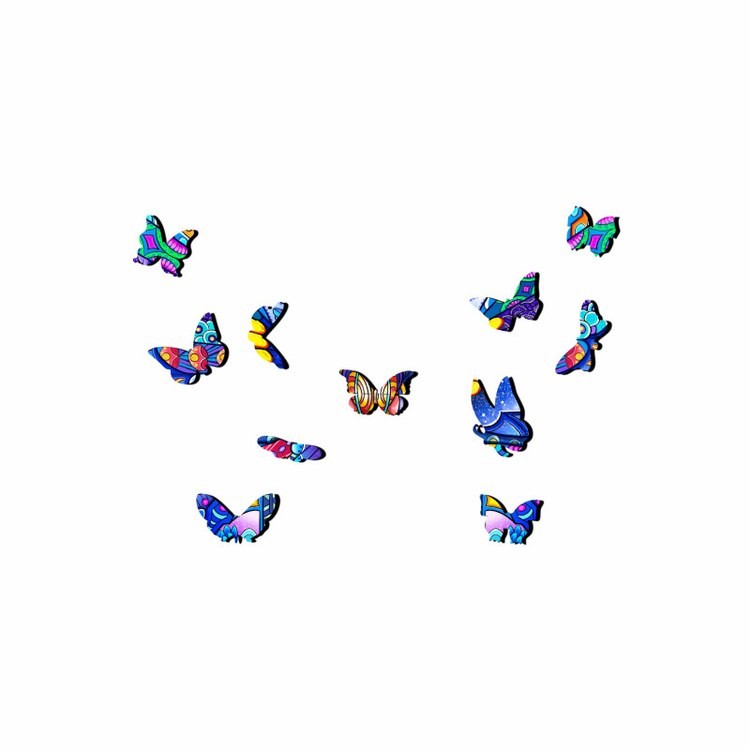 Деревянные пазлы «Очаровательная Бабочка L», Woodbests — картинка 4