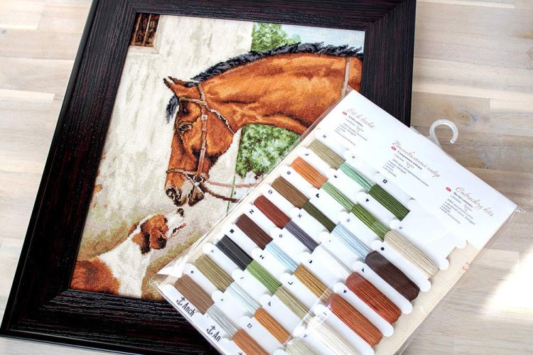 Набор для вышивания «Охотник и Фоксхаунд» — картинка 6