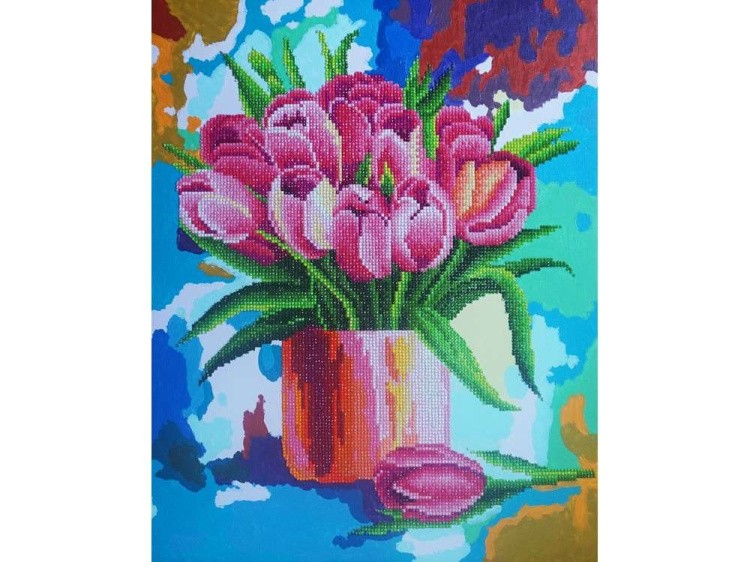 Алмазная картина-раскраска «Дыхание весны» — картинка 2