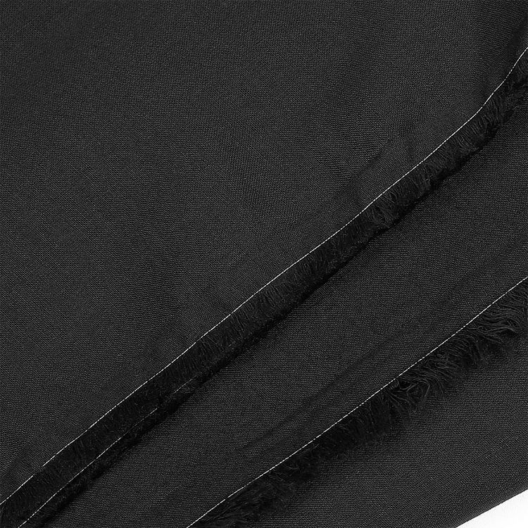 Ткань Батист, 1 м х 150 см, 72 г/м², цвет: черный, TBY — картинка 3