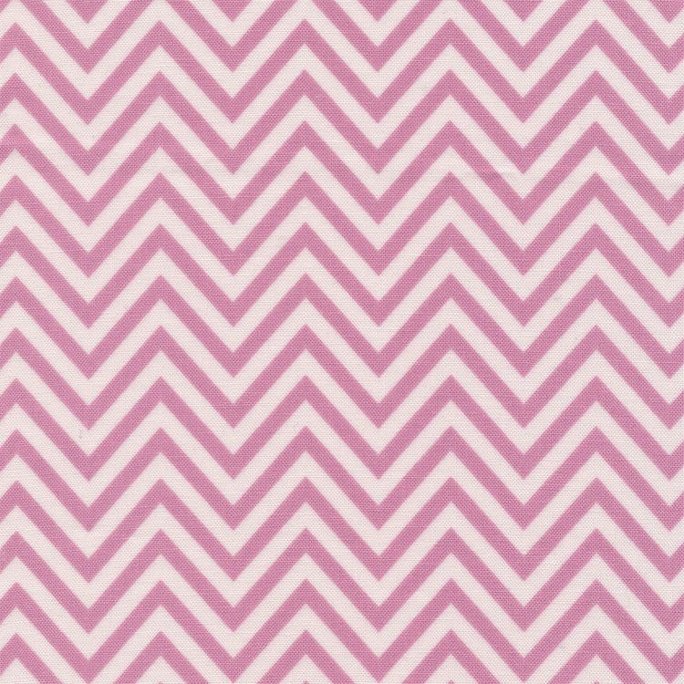 Ткань для пэчворка «БАБУШКИН СУНДУЧОК», 50x55 см, 140 г/м2, 100% хлопок, цвет: БС-26 зигзаг, ярко-розовый, Peppy