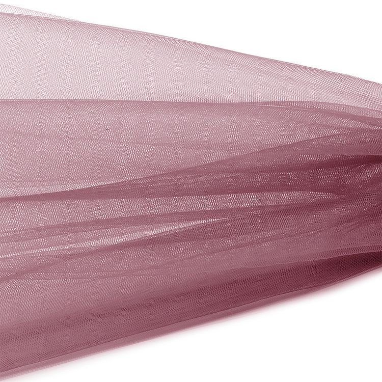 Еврофатин мягкий матовый Hayal Tulle, 5 м, ширина 300 см, 100% полиэстер, цвет: пыльная роза, Hayal — картинка 2