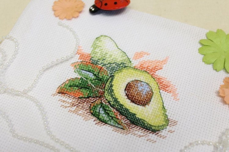 Набор для вышивания «Спелое авокадо» — картинка 2