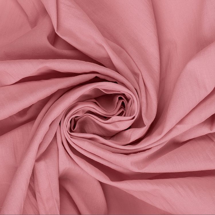Ткань Хлопок крэш, 1 м х 150 см, 90 г/м², цвет: ягодный, TBY