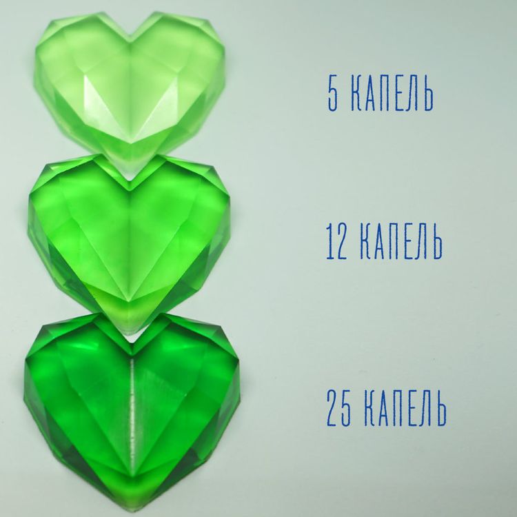 Прозрачный тонер для эпоксидной смолы изумрудный, 10мл — картинка 2