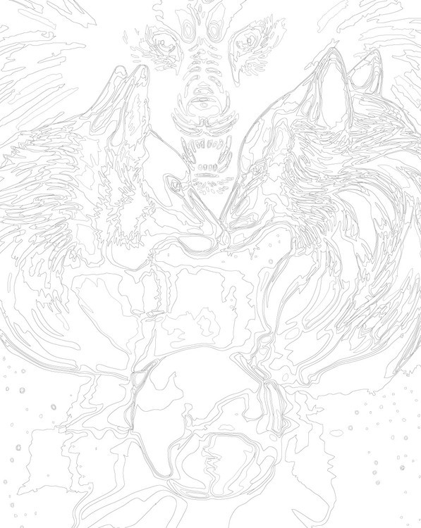 Картина по номерам «Волки» — картинка 3