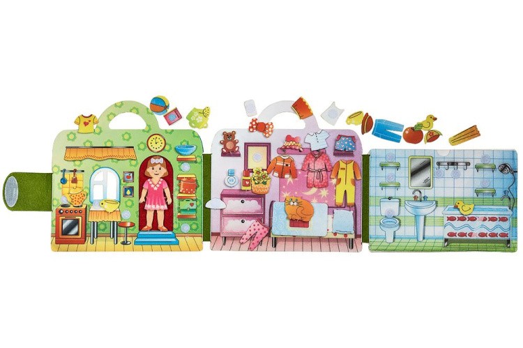 Развивающая игра из фетра «Сумка-игралка. Кукольный домик» — картинка 2