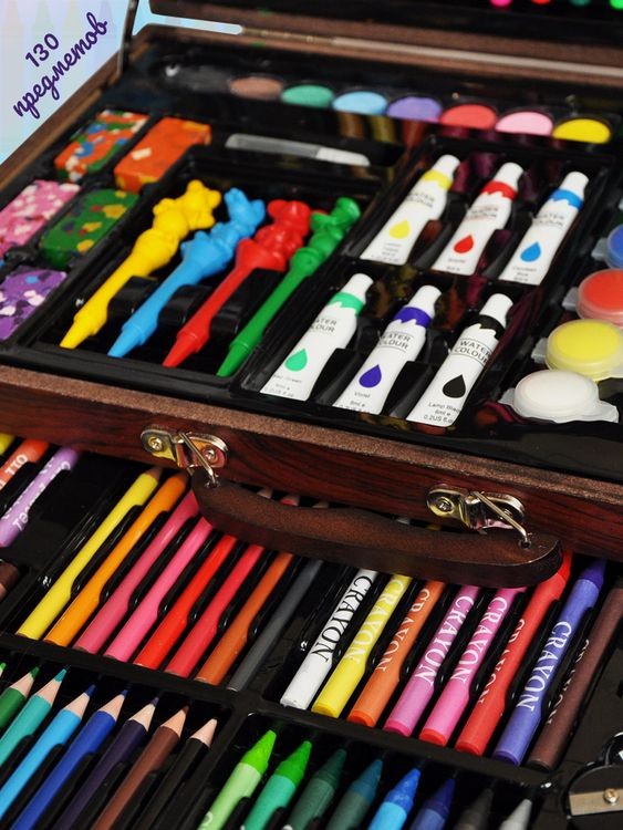 Чемодан творчества, 130 предметов — картинка 3