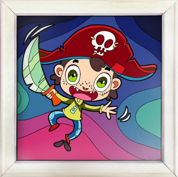 Картина по номерам «Пират» — картинка 3