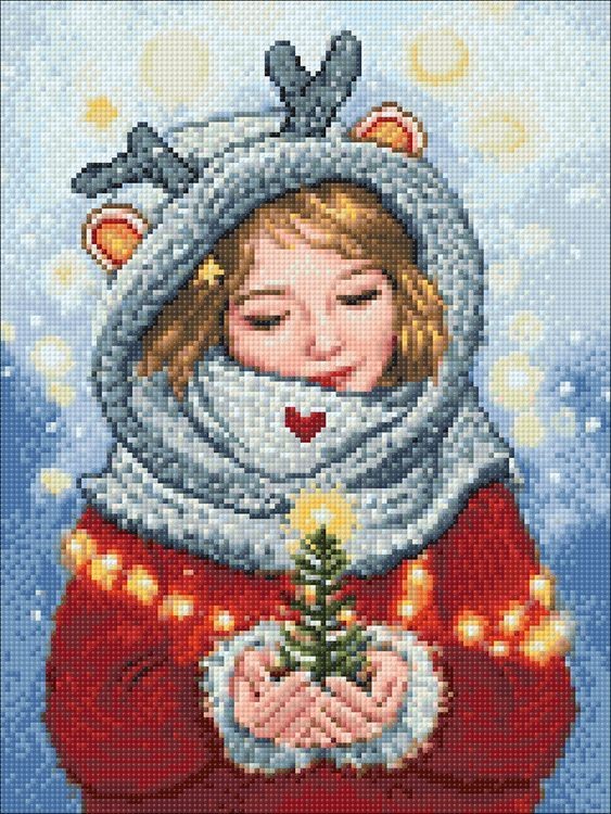 Алмазная вышивка «Зимнее чудо» — картинка 2