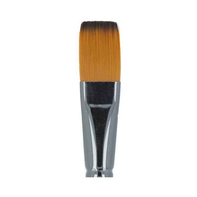 Кисть синтетика №20, плоская, 5 шт., короткая ручка, Vista-Artista — картинка 2