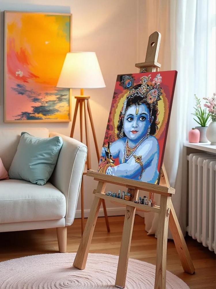 Картина по номерам «Кришна» — картинка 9