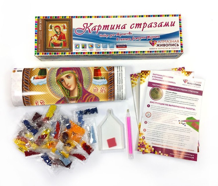 Алмазная вышивка «Икона Млекопитательница» — картинка 2