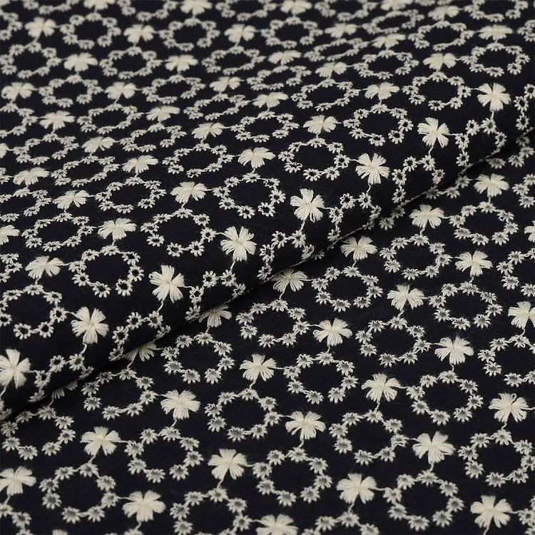 Ткань Шитье, 3 м x 150 см, 100 г/м², цвет: синий, принт, TBY — картинка 4