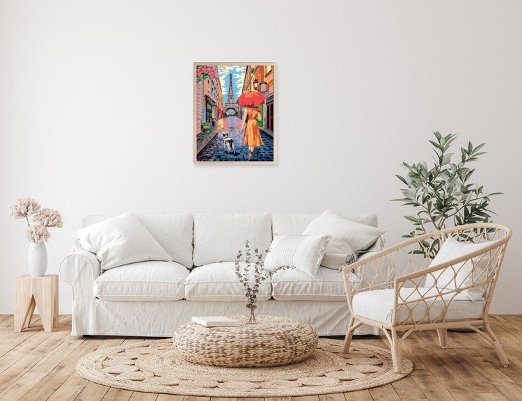 Картина по номерам «Улочка в Париже» — картинка 4