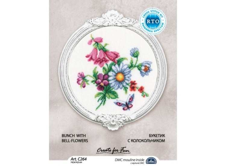 Набор для вышивания «Букетик с колокольчиком» — картинка 2