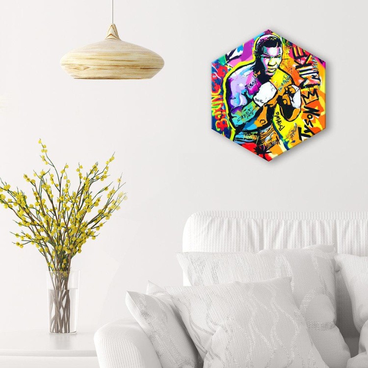 Картина по номерам Гексагон «Майк Тайсон. Граффити» — картинка 2
