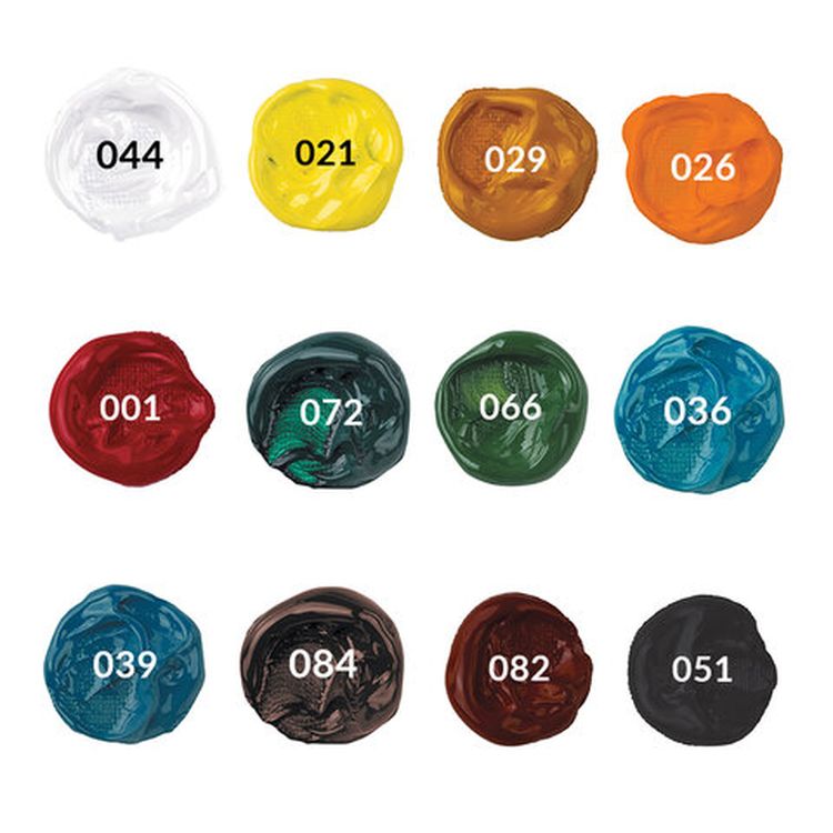 Краски акриловые художественные BRAUBERG ART DEBUT, набор 12 цветов по 12 мл, в тубах — картинка 4