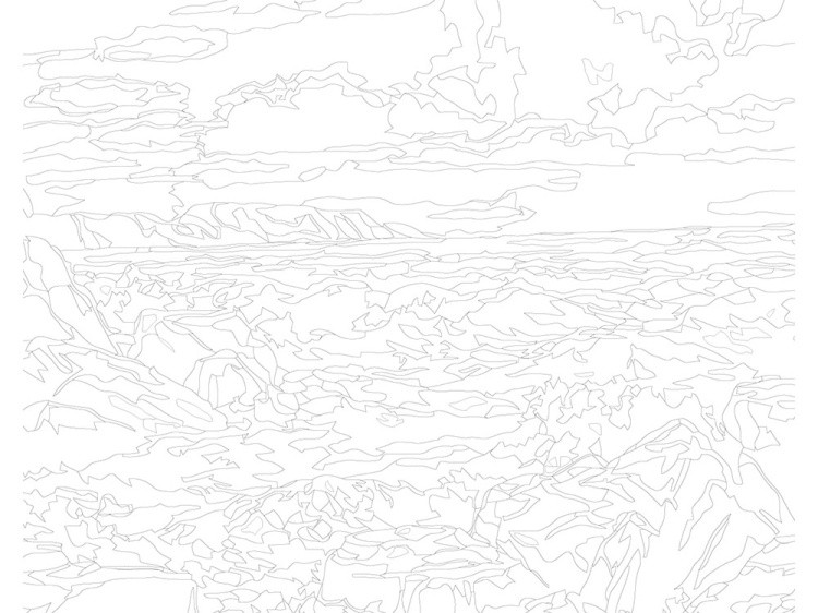 Картина по номерам «Морской прибой» — картинка 3