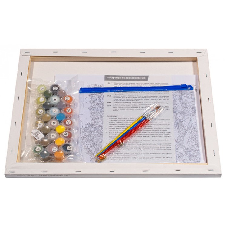 Картина по номерам «Лето в деревне» — картинка 3