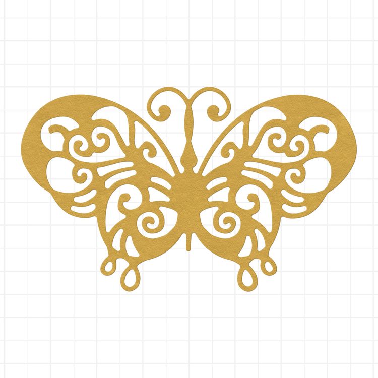 Нож для вырубки «Бабочка», 7,4x4,6 см, Mr.Painter — картинка 2