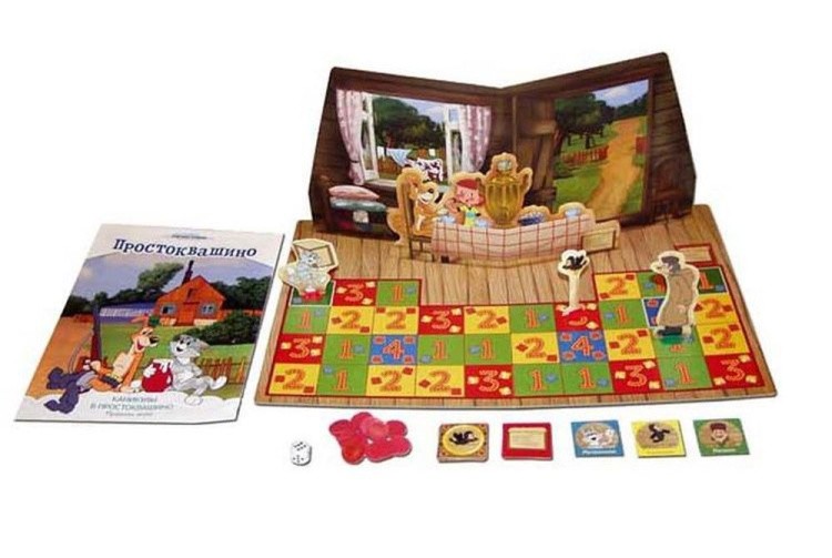 Настольная игра-панорама СМФ Каникулы в Простоквашино — картинка 2