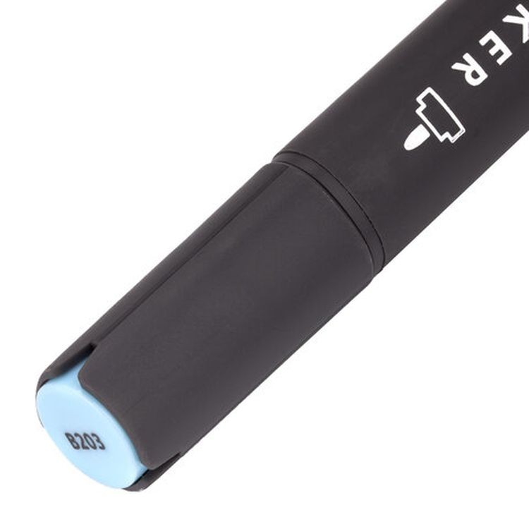 Маркер для скетчинга двусторонний 1 мм - 6 мм BRAUBERG ART CLASSIC, цвет: пастельный голубой — картинка 5