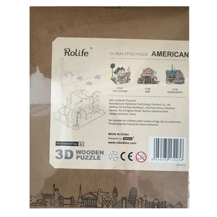 Конструктор из дерева «Американская авто гостиница» — картинка 3