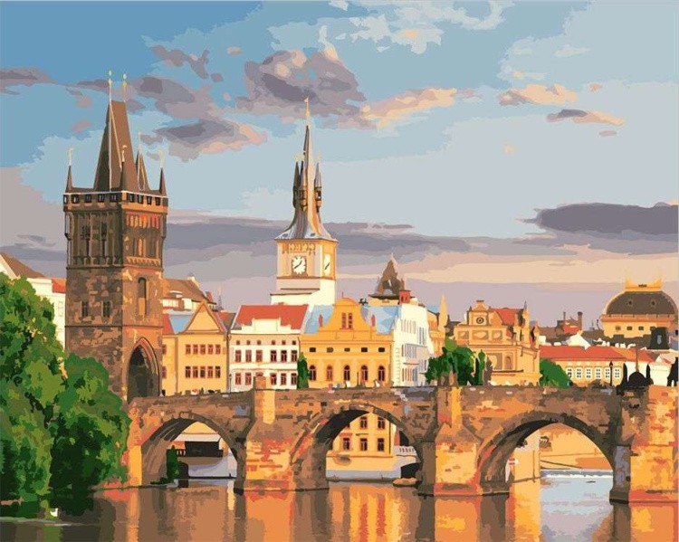 Картина по номерам «Карлов мост»